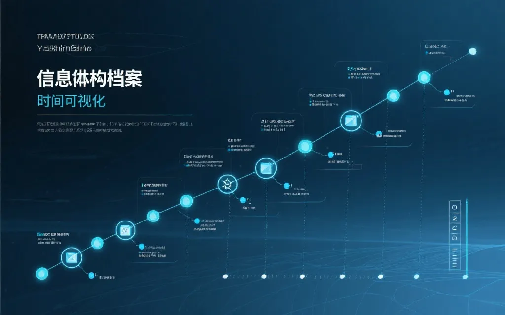 信息归档与时间线结构示意